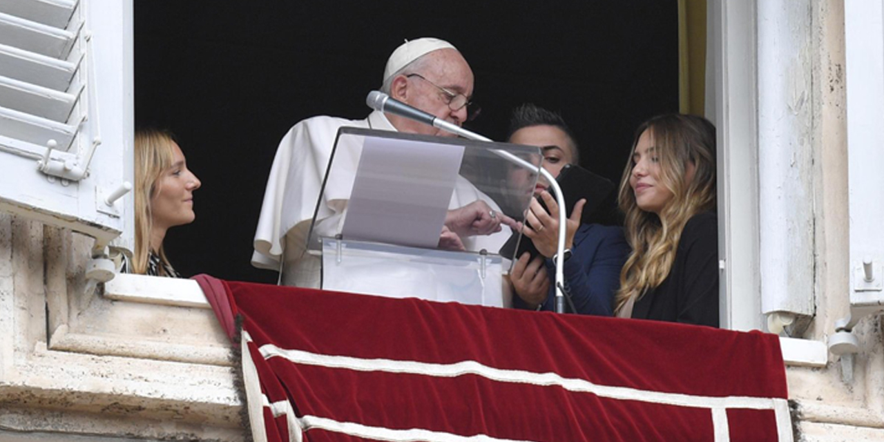 Cada niño explotado marginado y abandonado es culpa nuestra Papa