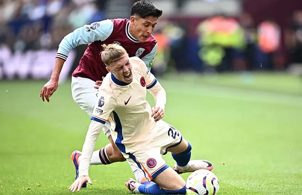 Chelsea beat West Ham Edson Álvarez