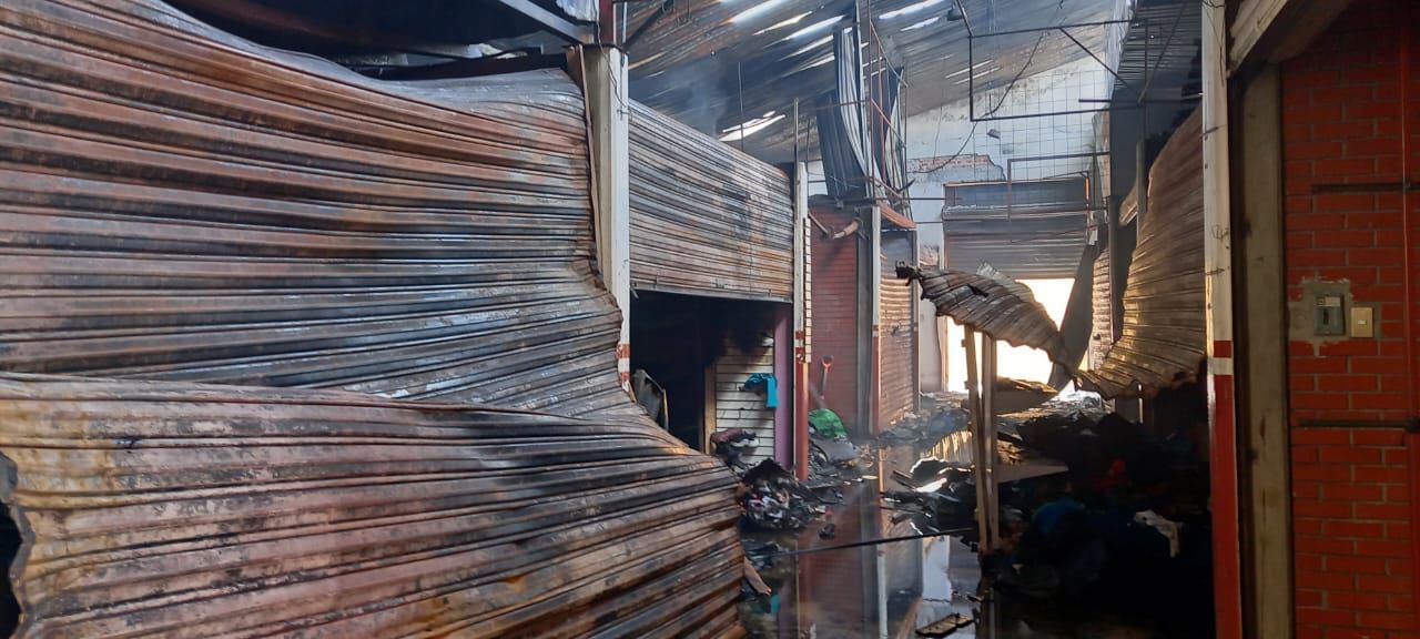 En Proceso, Evaluación De Daños Por Incendio En Mercado De San Luis De ...